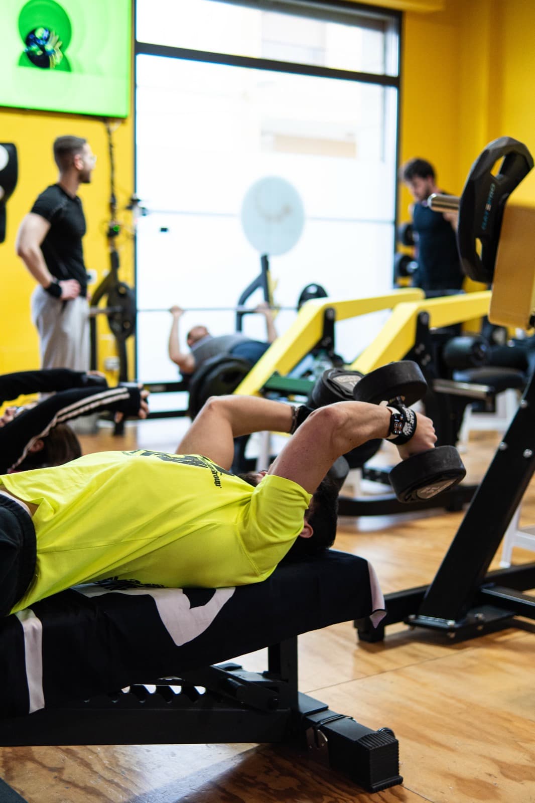 Allenamento alla palestra New Infinity